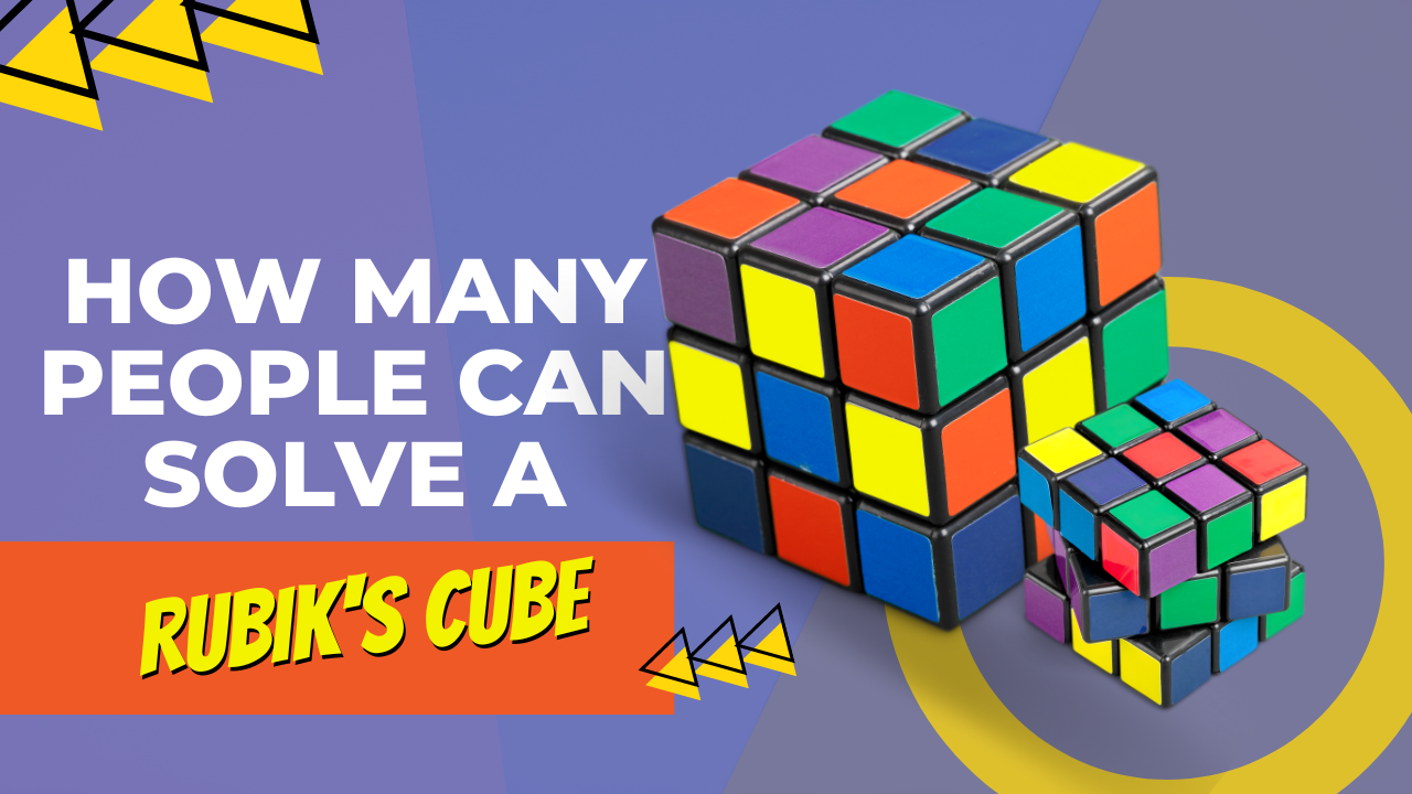 how many people can solve a rubik's cube
