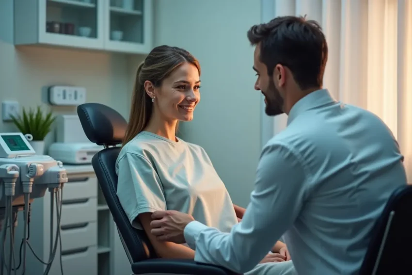 patient preparing for hair transplant procedure with essential treatment knowledge
