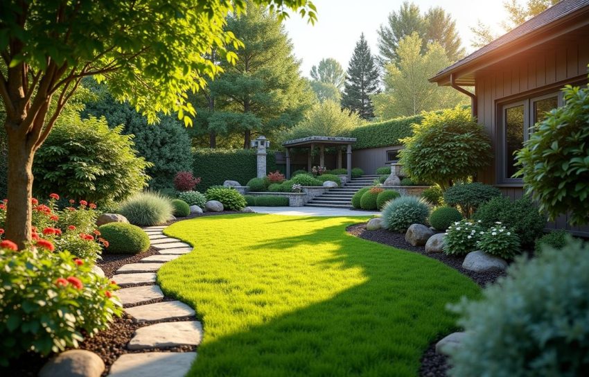 harmonious inviting functional lush balanced