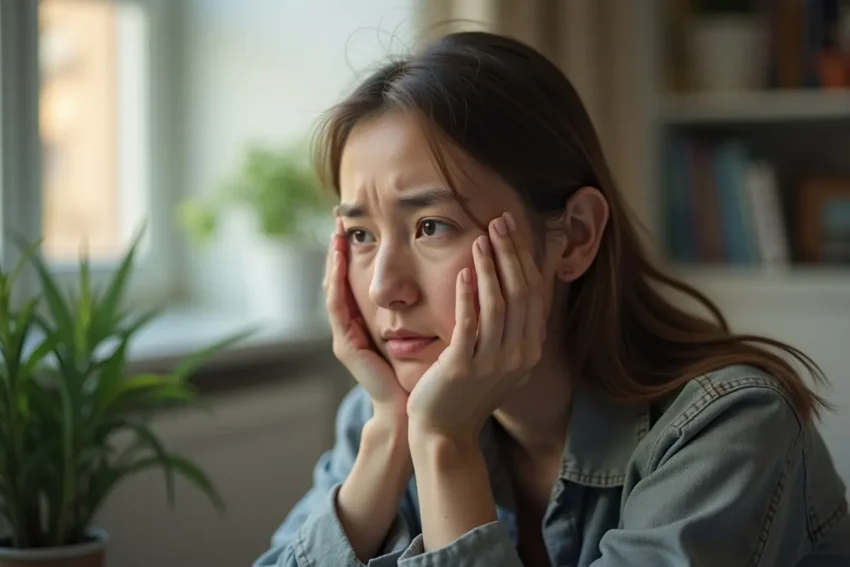 person feeling anxious distinguishing normal stress from serious mental health issues