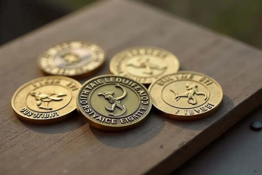 Custom Challenge Coins for Supporting Fundraising Event