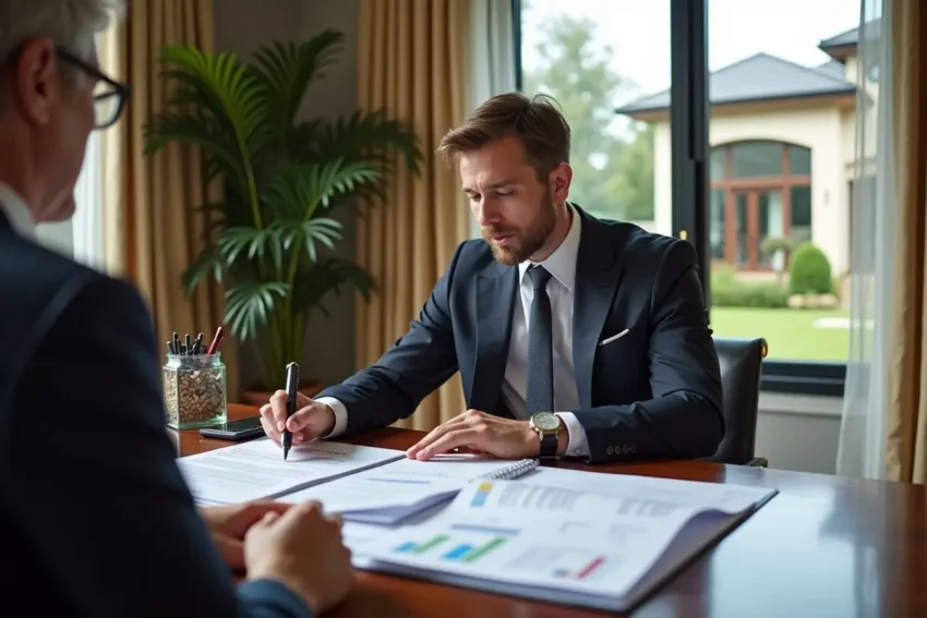 buyer exploring financing options for purchasing high value luxury home