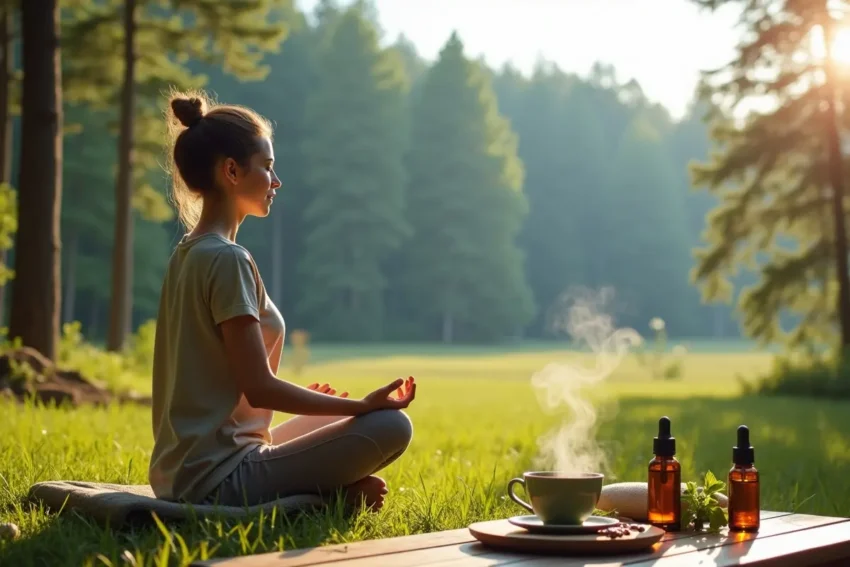 person exploring natural wellness alternatives for modern holistic relief