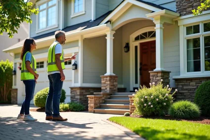 homeowner upgrading property features to increase overall sale value