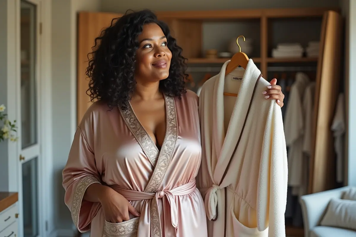 Luxurious Robes vs Everyday Robes: Decision for Curvy Figures