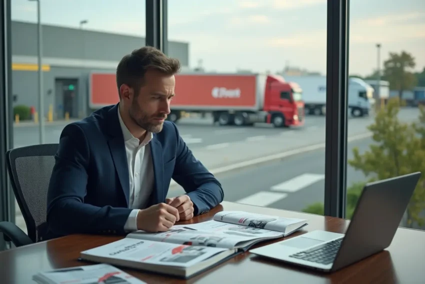 buyer comparing options to choose best car shipping company