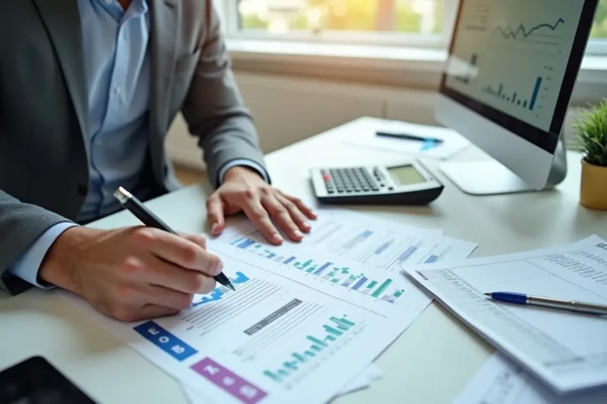 business owner maintaining clean financial records for improved profitability