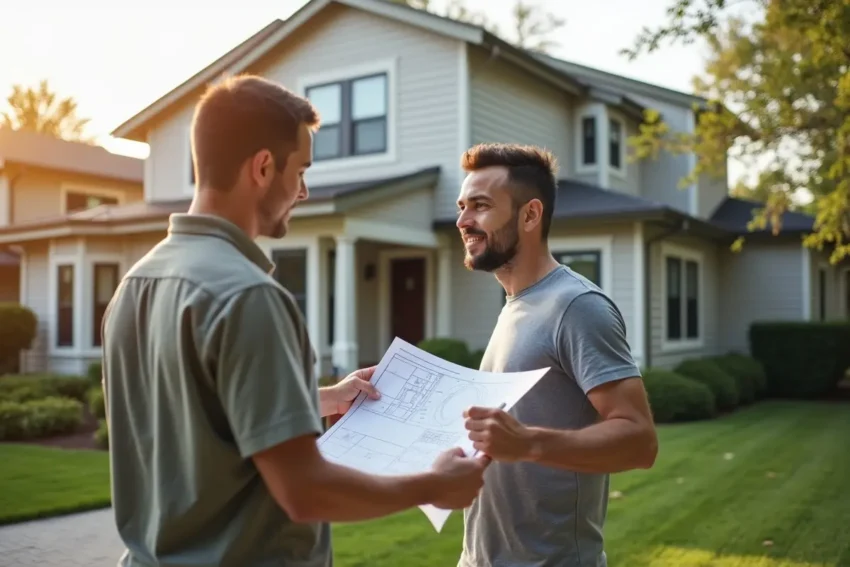 homeowner planning cost effective exterior remodeling projects to transform home