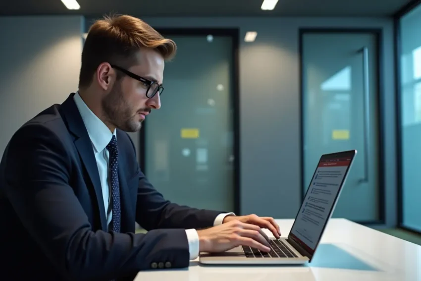 business owner choosing secure high risk payment processing solution