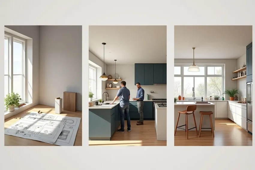 kitchen remodeling steps guiding process from planning to completion