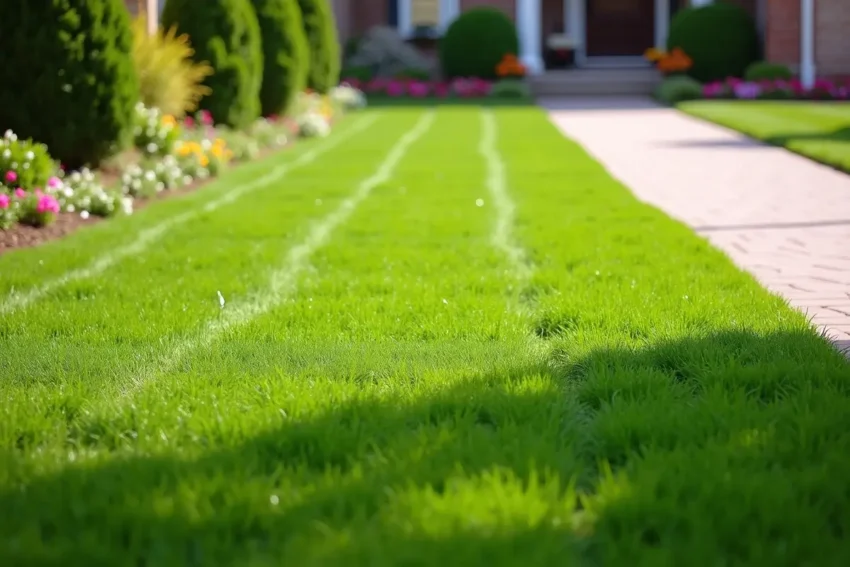 professional lawn mowing service enhancing yard appearance and curb appeal