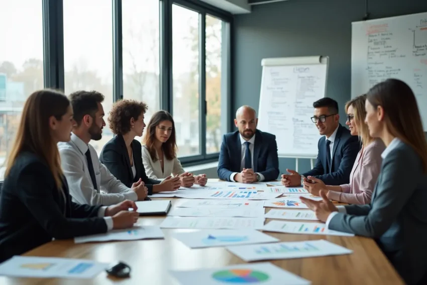 business evaluating outsourcing pros and cons for operational efficiency