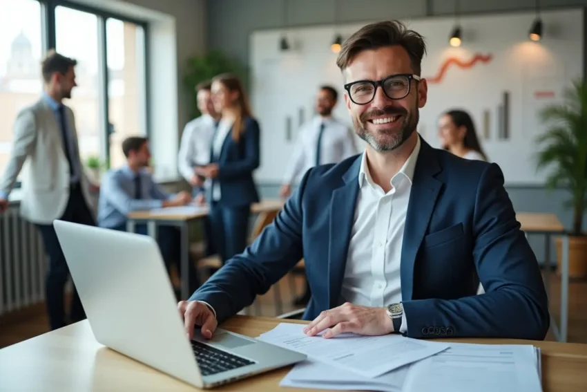 business owner benefiting from payroll services for accurate employee payments