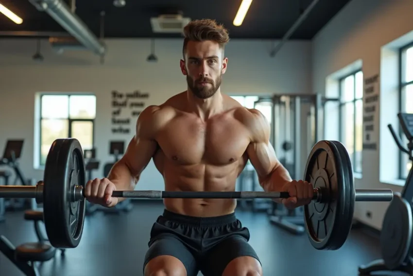 person improving fitness performance through advanced training and healthy habits
