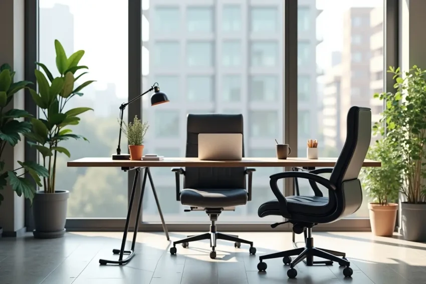 modern office desk designs improving business productivity and workspace efficiency