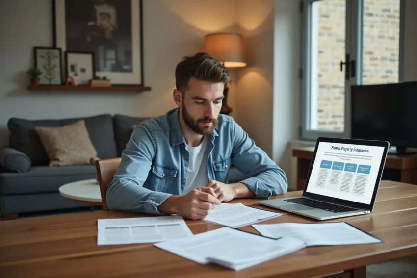 renter learning insurance coverage options for personal property protection