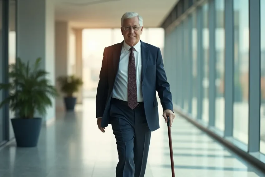 person navigating return to work after recovering from major accident