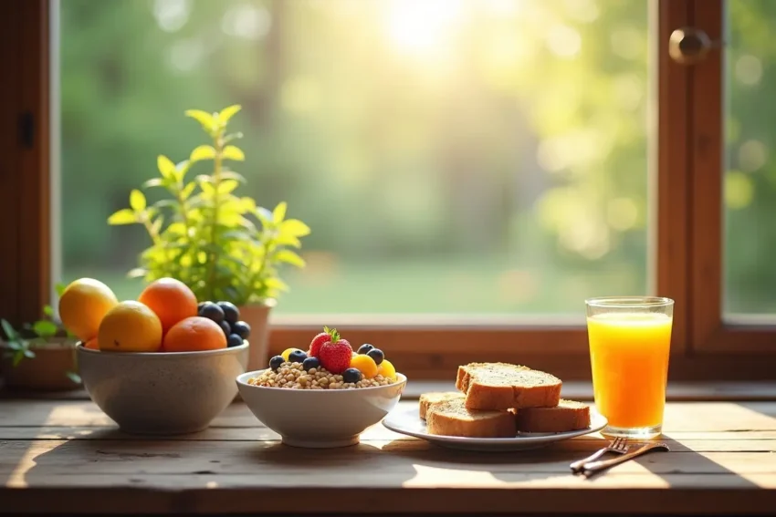 healthy breakfast recipes providing energy for productive daily activities