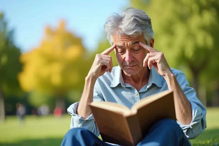 person practicing simple habits to maintain healthy eyes and vision