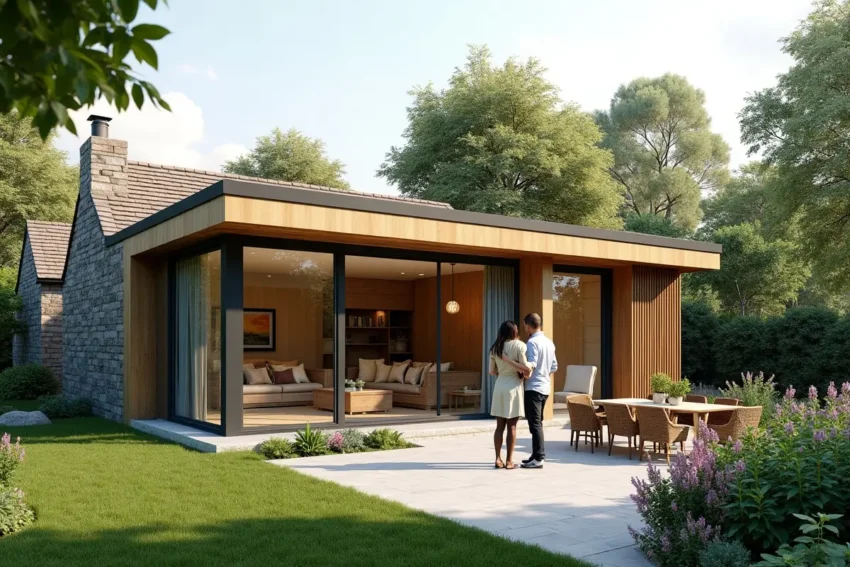 homeowners choosing garden rooms as flexible alternative to extensions