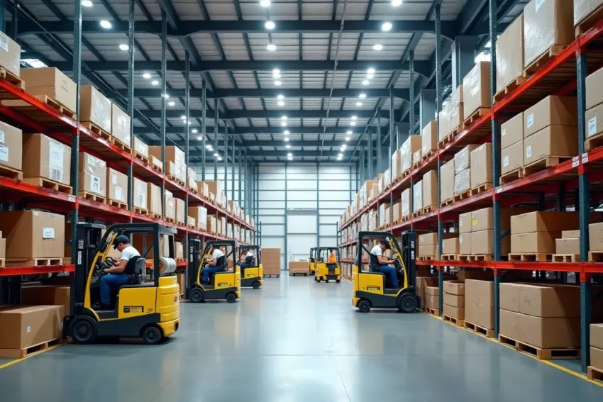 warehouse designing efficient packing and dispatch station for productivity