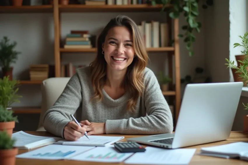 person building financial confidence through practical budgeting habits