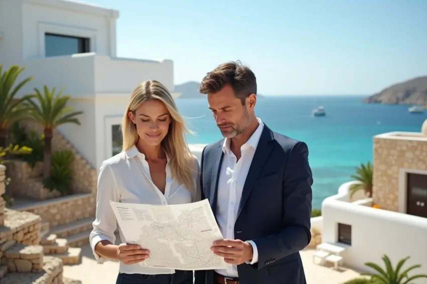 buyer exploring ibiza real estate investment on the white island